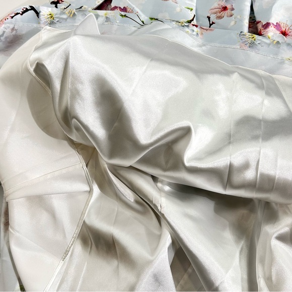 SOLD Ted Baker Oriental Blossom Tillye Burnout Flared Midi Skirt - Picture 7 of 10